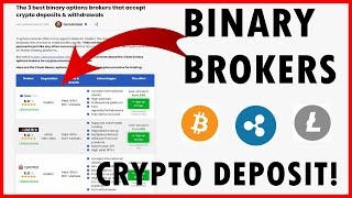 ✅3 Best Binary Options Brokers with Crypto deposit & withdrawal
