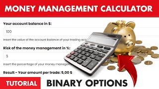 Binary Options Money Management Calculator of Binaryoptions.com の説明