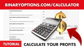Binary Options Profit Calculator Online 📊 نحوه محاسبه سود و زیان