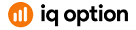 IQ Option logo hoofblad
